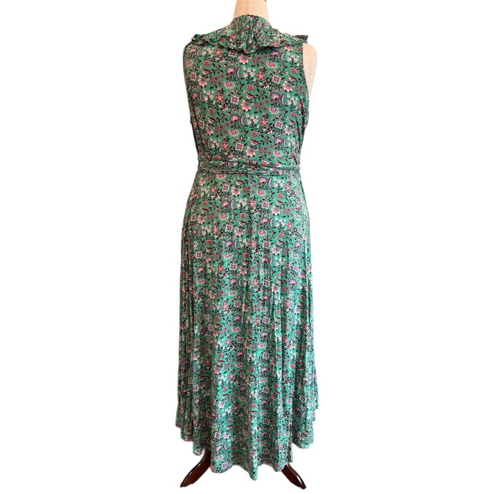 Green Boden Saskia Jersey Wrap Dress 20 - Picture 6 of 15